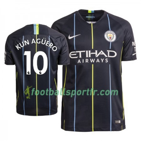 Tenue Manchester City Aguero 10 Extérieur 2018-2019 Maillot de Foot